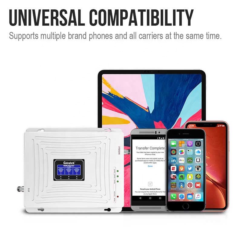 Lintratek 3 band signal booster repeater 900 1800 2100 mhz mobile network booster gsm 3g 4g GSM signal booster
